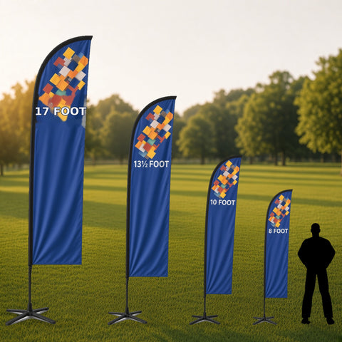 Feather Flags - Custom Print with hardware