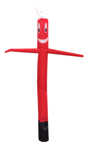 10 foot tall Red Air Dancer tube wavy guy