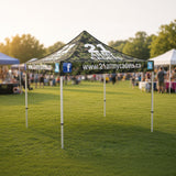 Custom printed 10x10 pop up tent for 21 Army Cadets