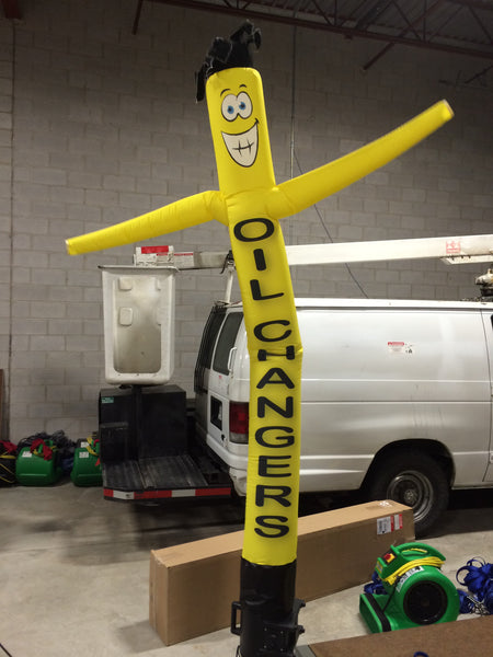 10 foot Custom Printed REPLACEMENT Air Dancer (no blower)