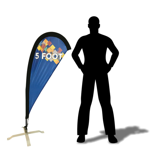 5' TearDrop Flag