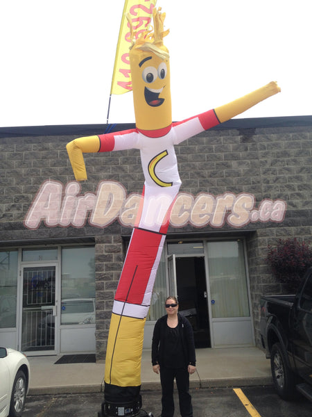 18 foot Custom Printed REPLACEMENT Air Dancer (no blower)