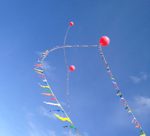 4 foot Cloudbuster Balloons