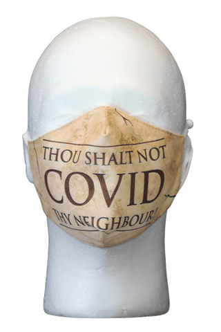 Thou Shalt Not COVID Thy Neighbour face mask