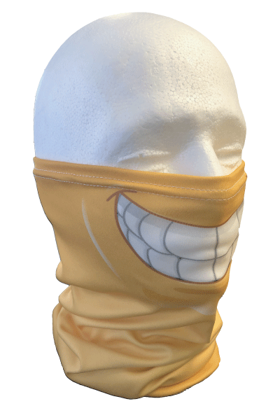 neck gaiter smile