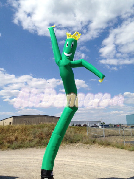 Green Tube Dancer Wavy Guy on a blower