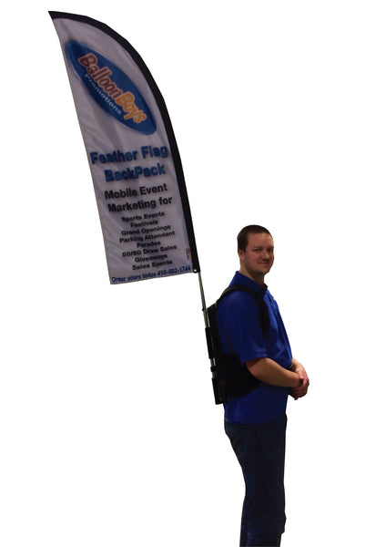 Feather Flag Backpack