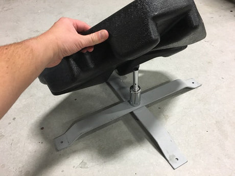 Water ballast with flag ground stand