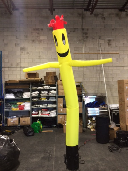 Replacement Yellow 10' Air Dancer with bower