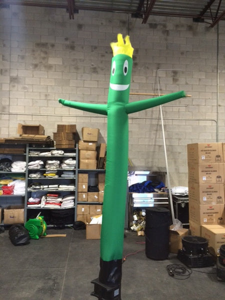 Mini Green Air Dancer 10 foot tall