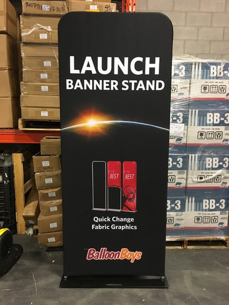 Launch Banner Stand Fabric Graphics