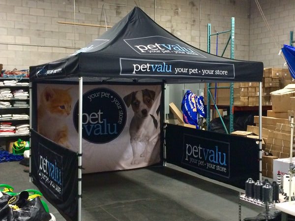 PetValu dye sub tent from CanadianCanopy.com