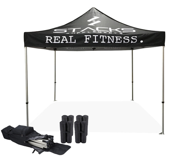 Custom Tent 10x10 Package #1 Made in Canada - Frame & Custom Printed Canopy
