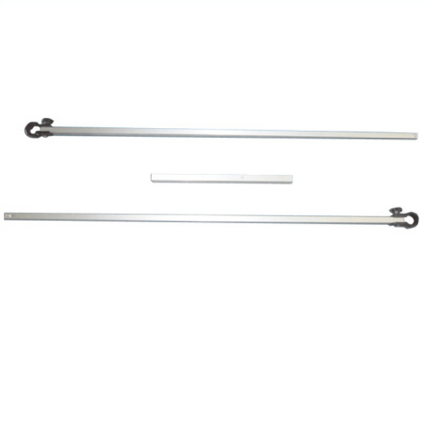 Half wall cross bar pop up tent wall