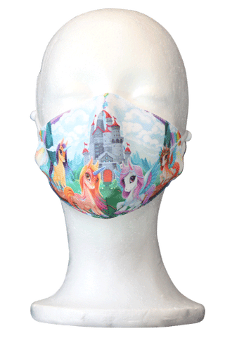 Unicorn Kids Fabric Face Mask
