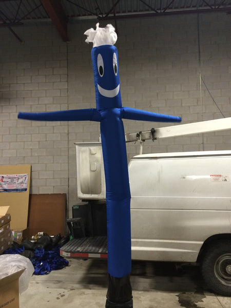 Blue 10 foot air dancer tube dude