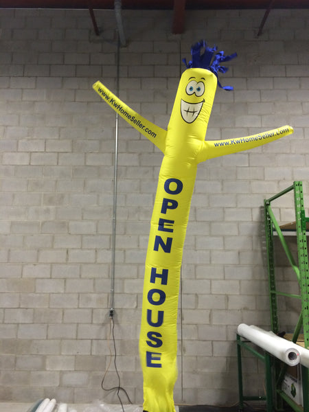 10 foot Custom Printed REPLACEMENT Air Dancer (no blower)