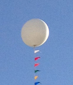 4 foot Cloudbuster Balloons